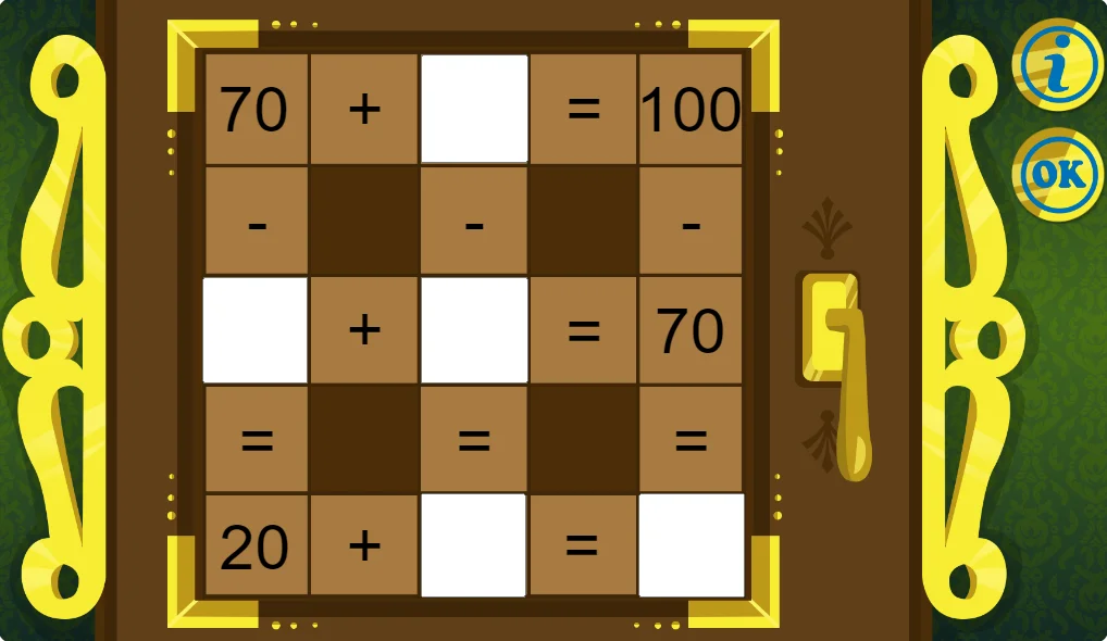 Edukacja matematyczna - quiz magiczny kwadrat