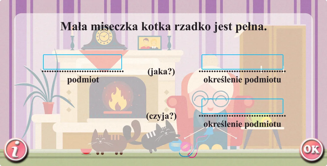 Język polski klasa 4-6 - podmiot i określenie podmiotu