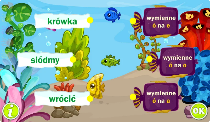 Język polski klasa 4-6 - reguły pisowni ó
