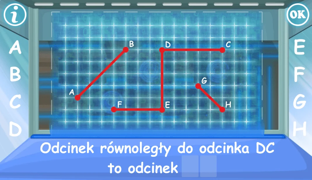Matematyka Klasa 4-6 - quiz odcinki równoległe