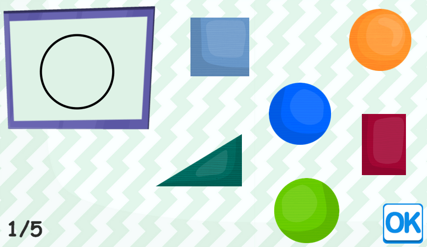 EduProgramy Dysleksja - zrzut ćwiczenia figur geometrycznych