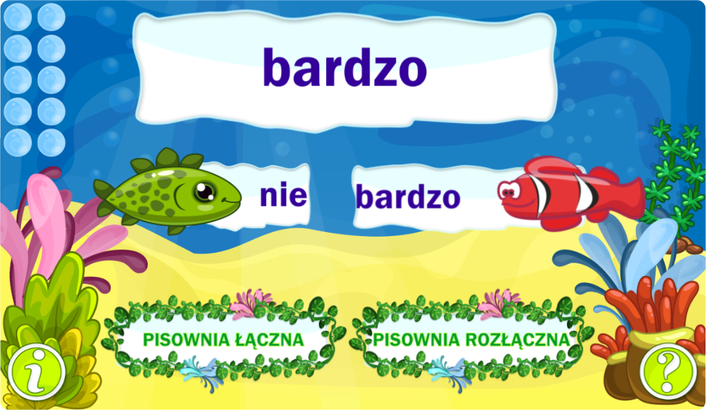 Dysortografia klasa 4-6 - ćwiczenie pisowni łącznej i rozłącznej nie