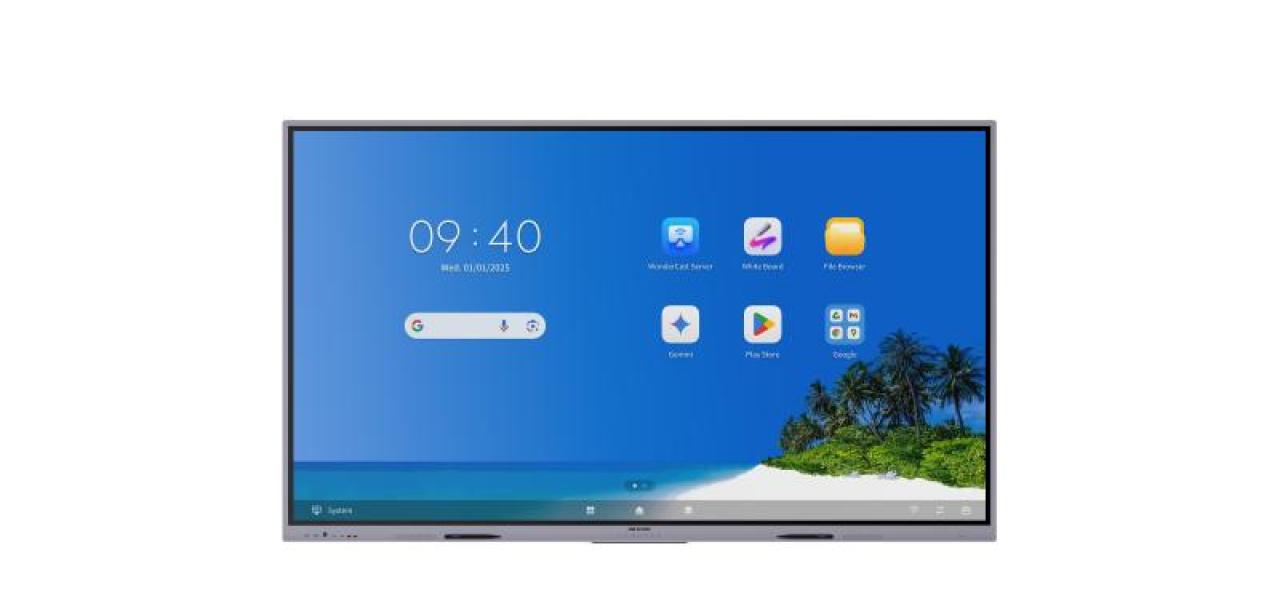 Monitor interaktywny Hikvision DS-D5B86RB/EP 86 cali - widok od frontu