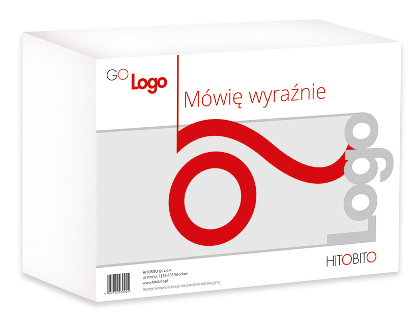 GoLogo - Mówię wyraźnie - pudełko programu terapeutycznego