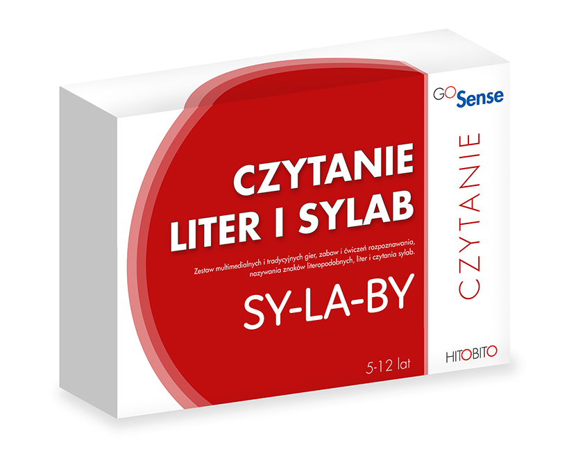 GoSense Czytanie liter i sylab - pudełko programu od frontu