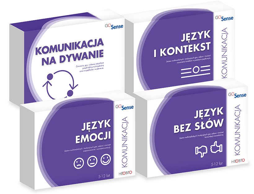 GoSense Komunikacja - pudełko zestawu czterech programów