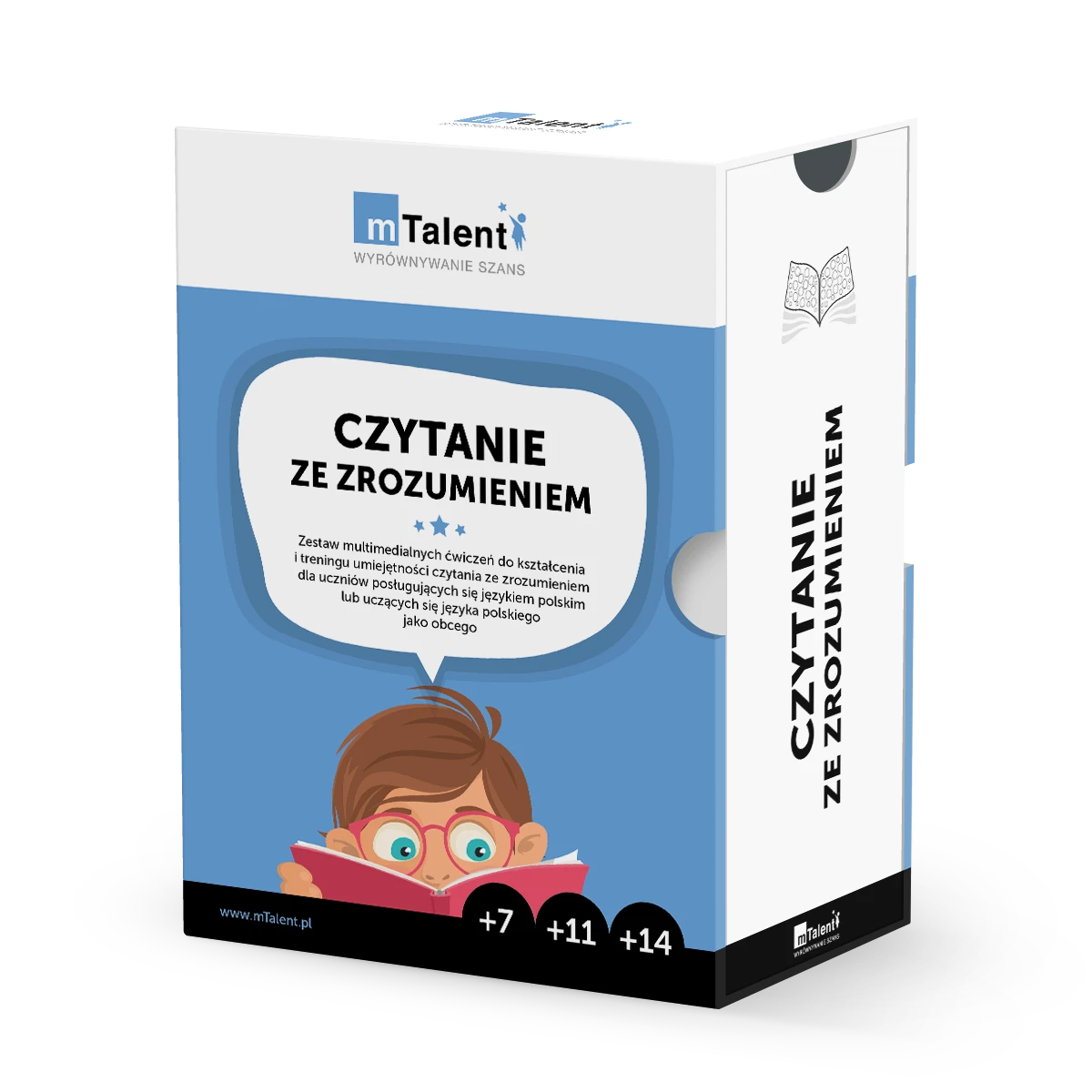 mTalent Czytanie ze zrozumieniem - okładka programu