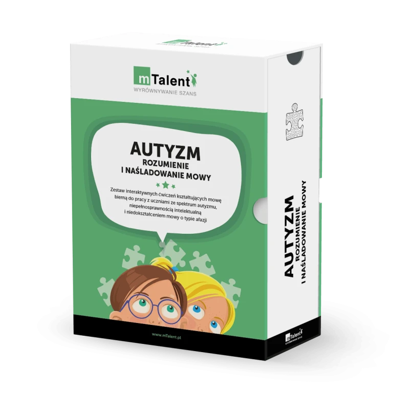 mTalent Autyzm. Rozumienie i naśladowanie mowy - pudełko z zestawu Lite