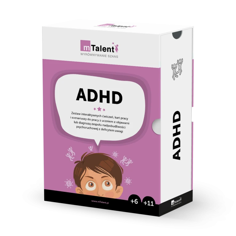 mTalent ADHD - pudełko programu z zestawu Lite