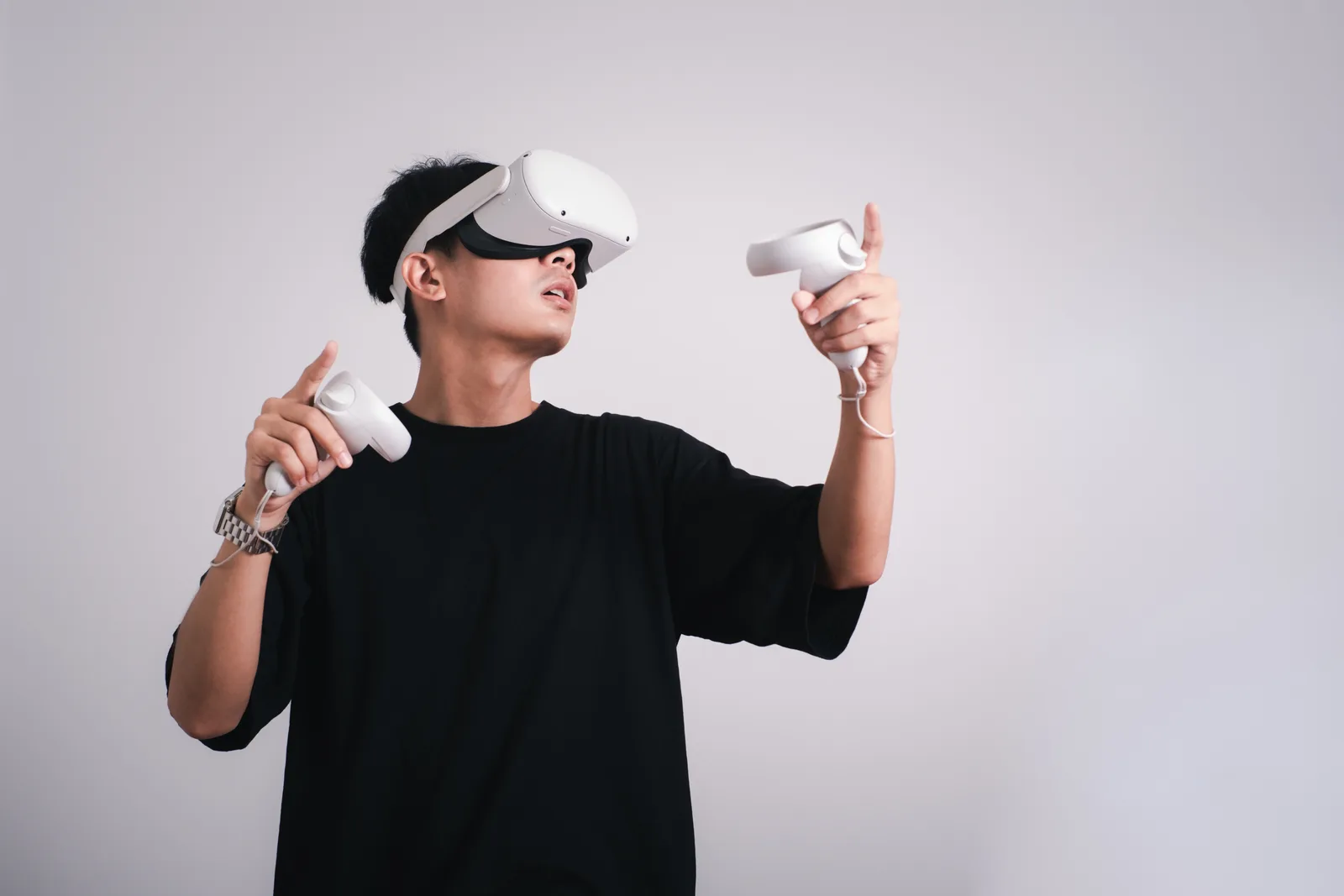 eduLabVR - uczeń w goglach VR podczas zajęć