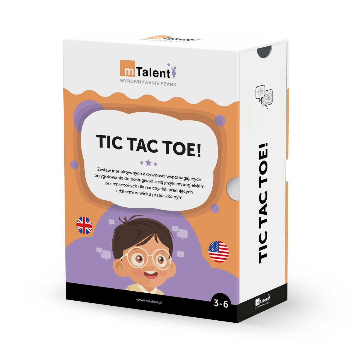 mTalent - Tic Tac Toe! - program multimedialny (wiek 3-6 lat) - widok produktu