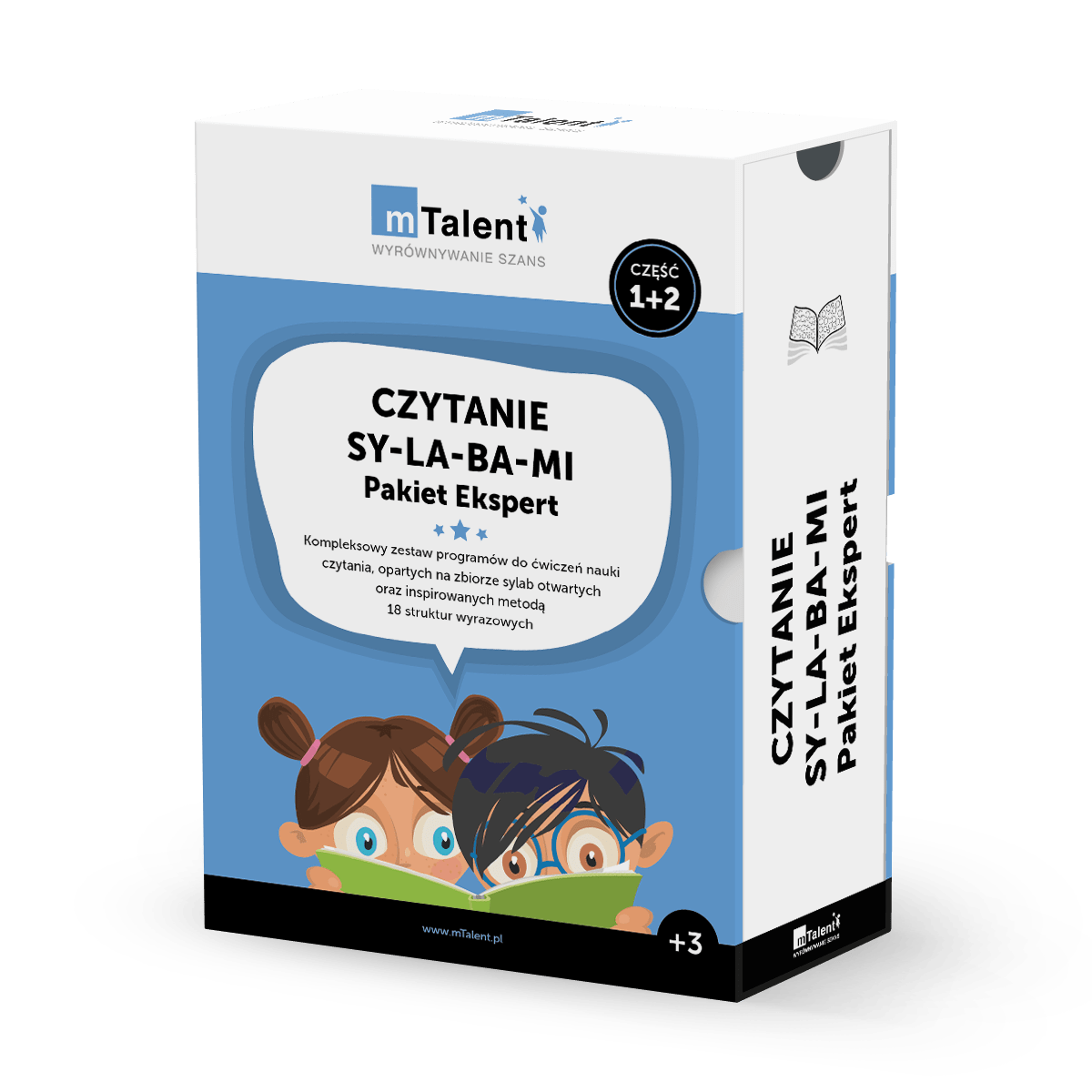 mTalent Czytanie sy-la-ba-mi Pakiet Ekspert - pudełko