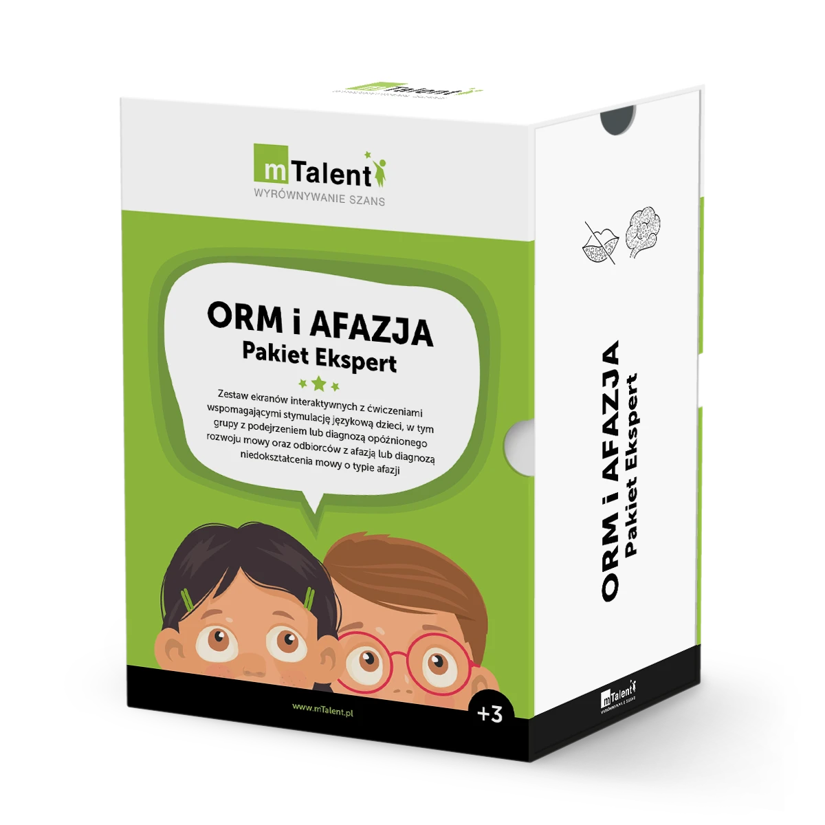 mTalent ORM i Afazja pakiet ekspert - pudełko programu
