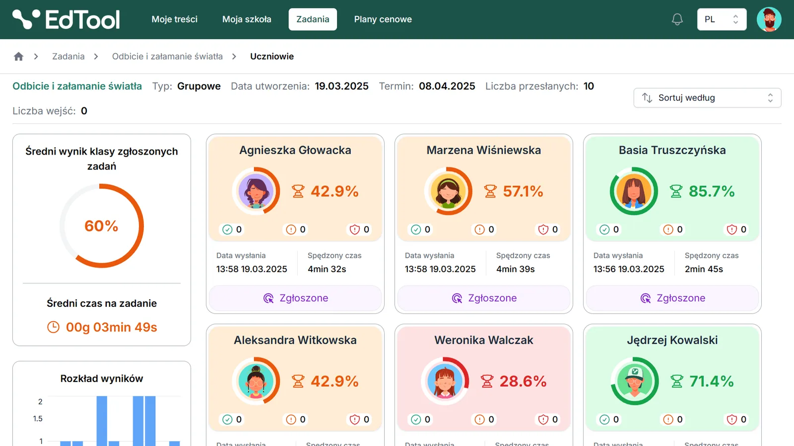 EdTool - tworzenie testów i quizów edukacyjnych
