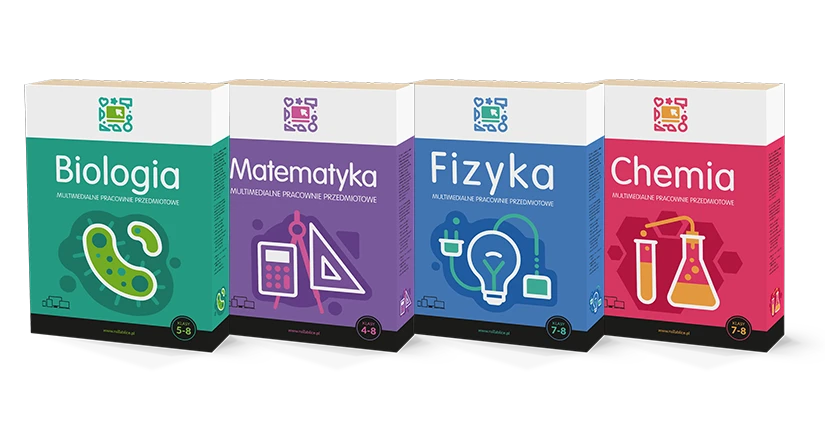 Multimedialne Pracownie Przedmiotowe Pakiet Matematyczno-Przyrodniczy - pudełka programów