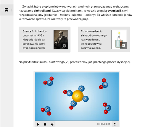MPP Chemia - film i model dysocjacji elektrolitów