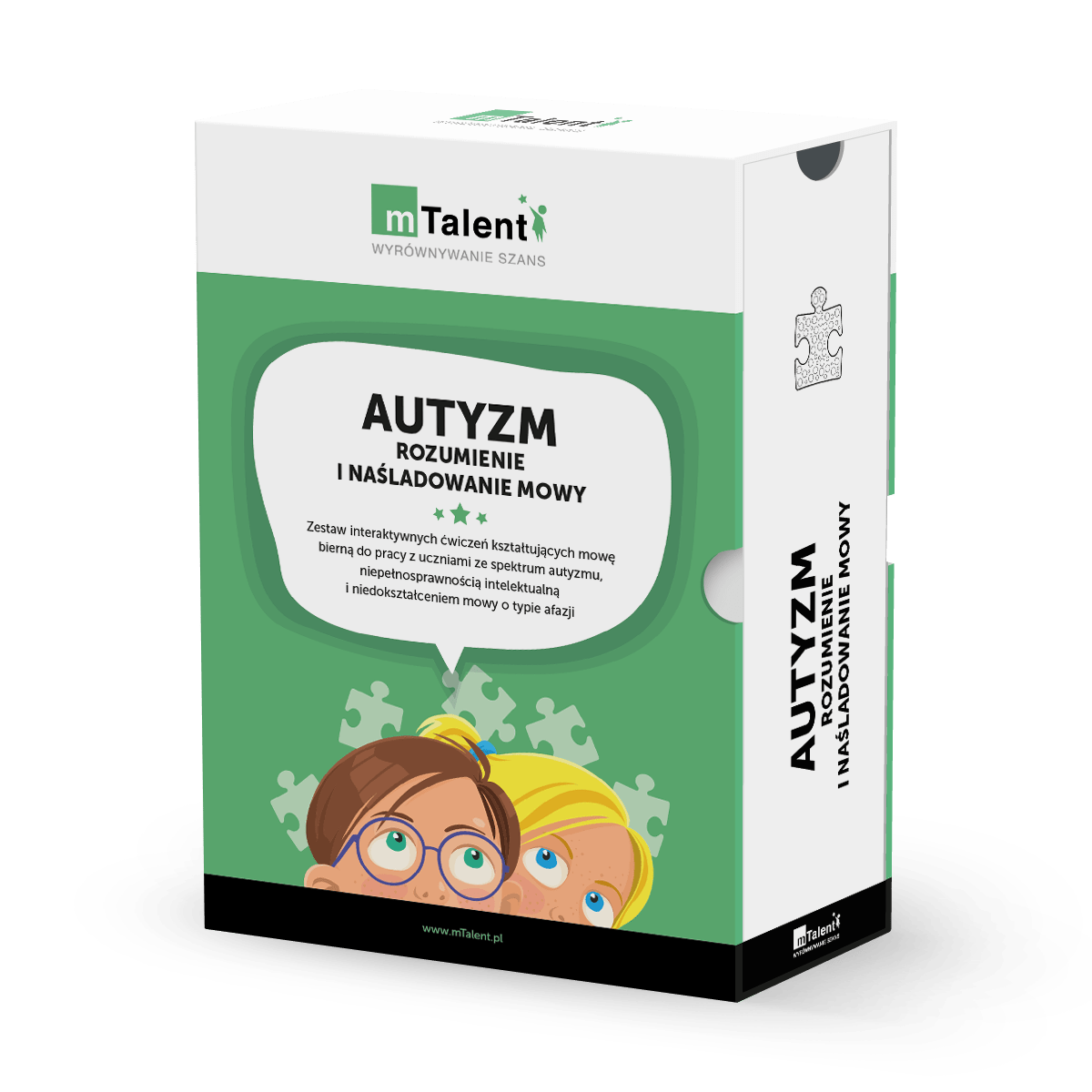 mTalent Autyzm. Rozumienie i naśladowanie mowy - okładka programu