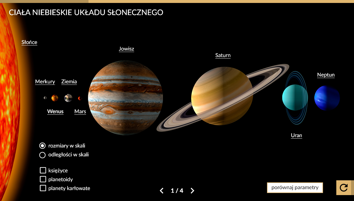 Wirtualne Laboratoria Przyrodnicze Geografia - interaktywne plansze i ćwiczenia na monitorze interaktywnym