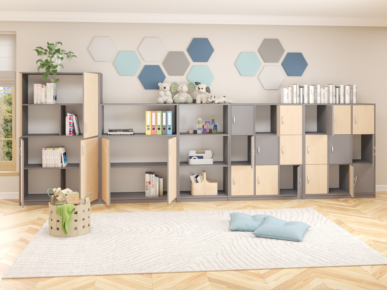 Zestaw mebli Ultra 0191 - paleta kolorów korpusów i frontów