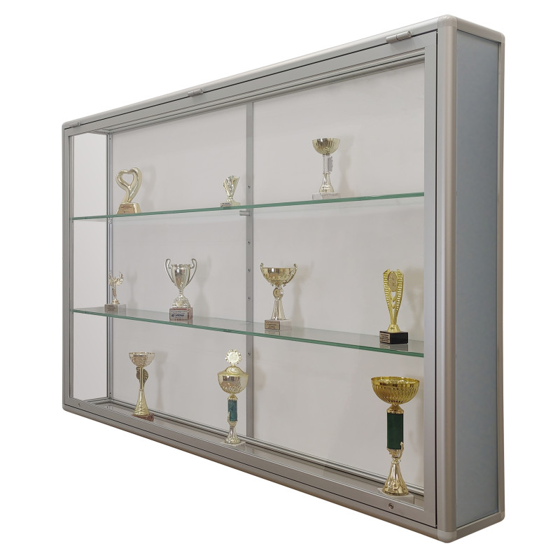 Gablota na puchary GP 180x120x25cm - widok od frontu