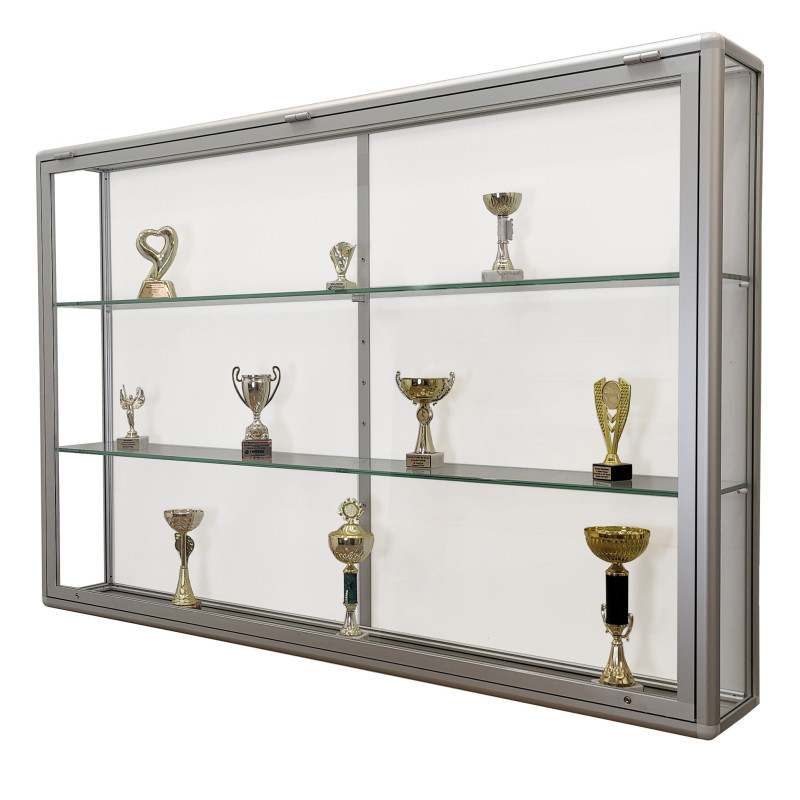 Gablota na puchary GP-S 180x120x25cm przeszklona - widok od frontu