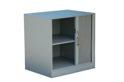 Szafka z roletą 800 x 800 x 400 mm z półką - widok z przodu