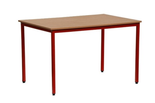 Stolik szkolny 2-osobowy Ewa - widok stelaża z profilu 30x30 i 40x20 mm