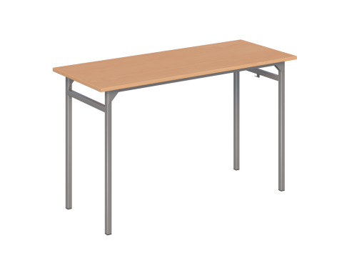 Stolik szkolny 2-osobowy Leon - widok z profilu stalowego 25x25 mm