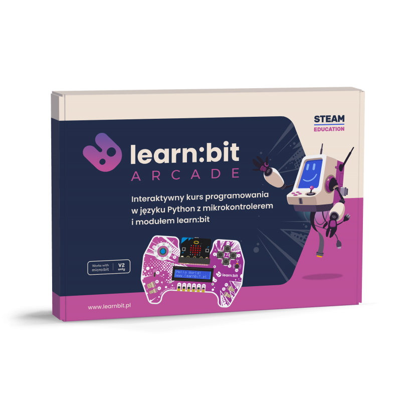 Zestaw do nauki programowania w języku Python learn:bit Arcade