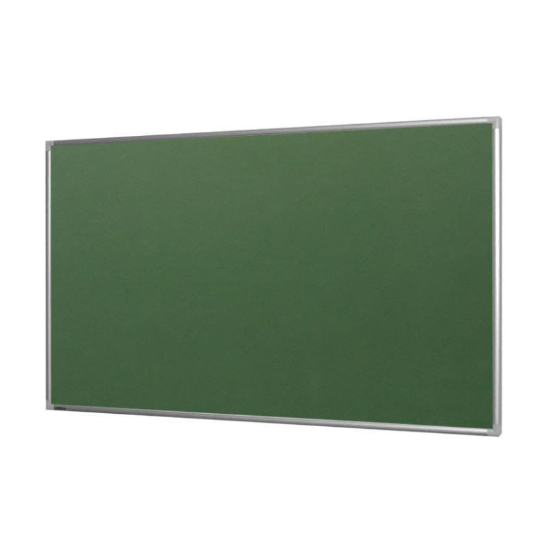 Tablica magnetyczna zielona TAZ 100x150 cm w ramie aluminiowej - widok od frontu