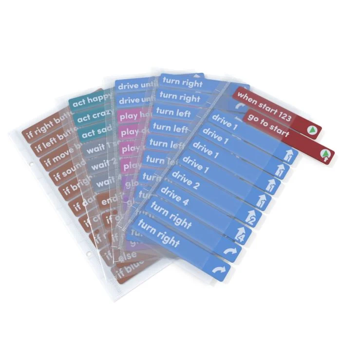 Karty kodujące VEX 123 Coder Cards do programowania bez użycia ekranu