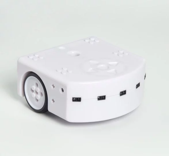 Robot edukacyjny Thymio - widok z góry z przyciskami dotykowymi