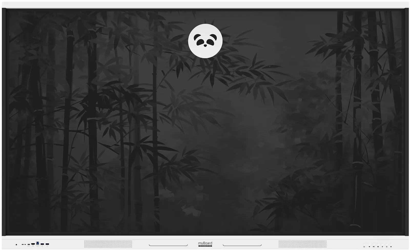 Monitor interaktywny myBoard Panda 75 cali - widok od frontu