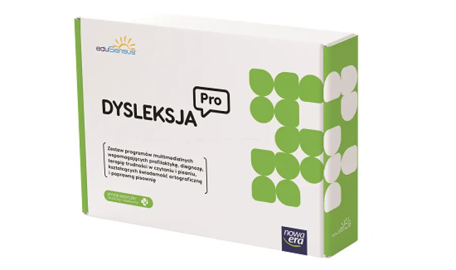 eduSensus Dysleksja PRO - opakowanie programu