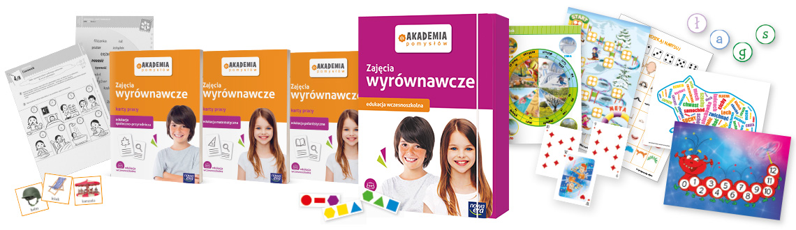 Zestaw pomocy dydaktycznych Akademia pomysłów. Zajęcia wyrównawcze