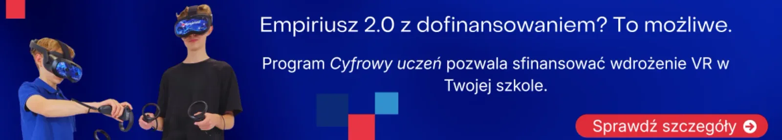 Empiriusz 2.0 Multi PLUS - gogle VR z kontrolerami i stacją ładującą