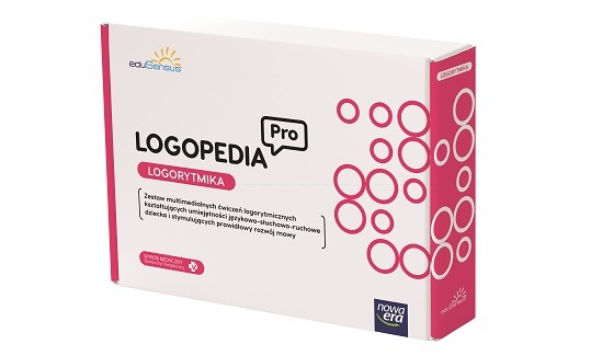 Pudełko programu multimedialnego eduSensus Logopedia PRO Logorytmika 3.2