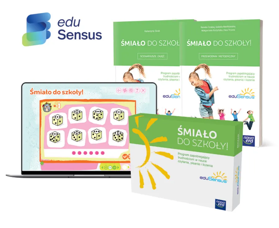 EduSensus - Śmiało do szkoły! - program multimedialny (wiek 5+) - widok produktu
