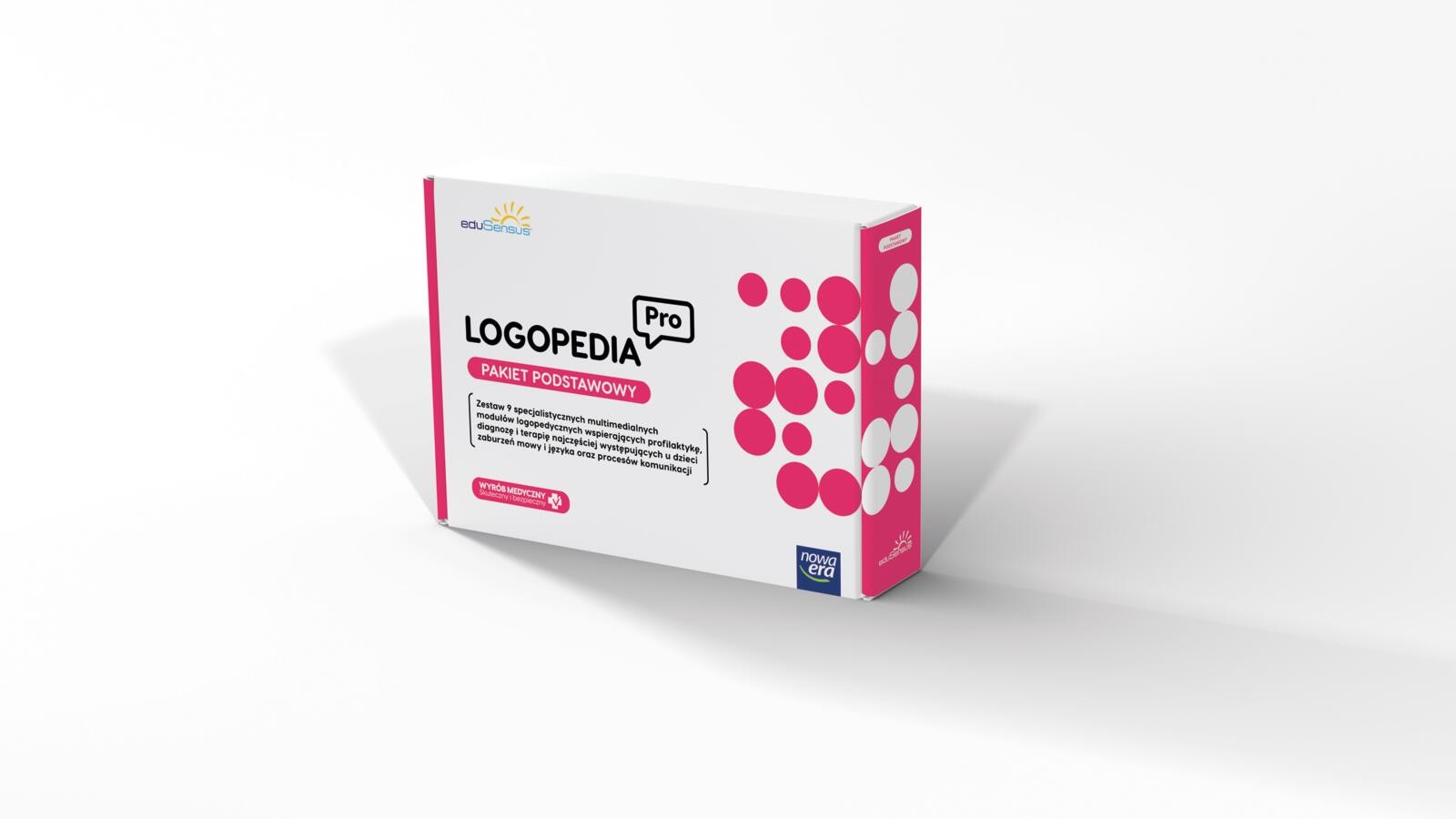 EduSensus Logopedia PRO Pakiet Podstawowy 4.0 - opakowanie programu