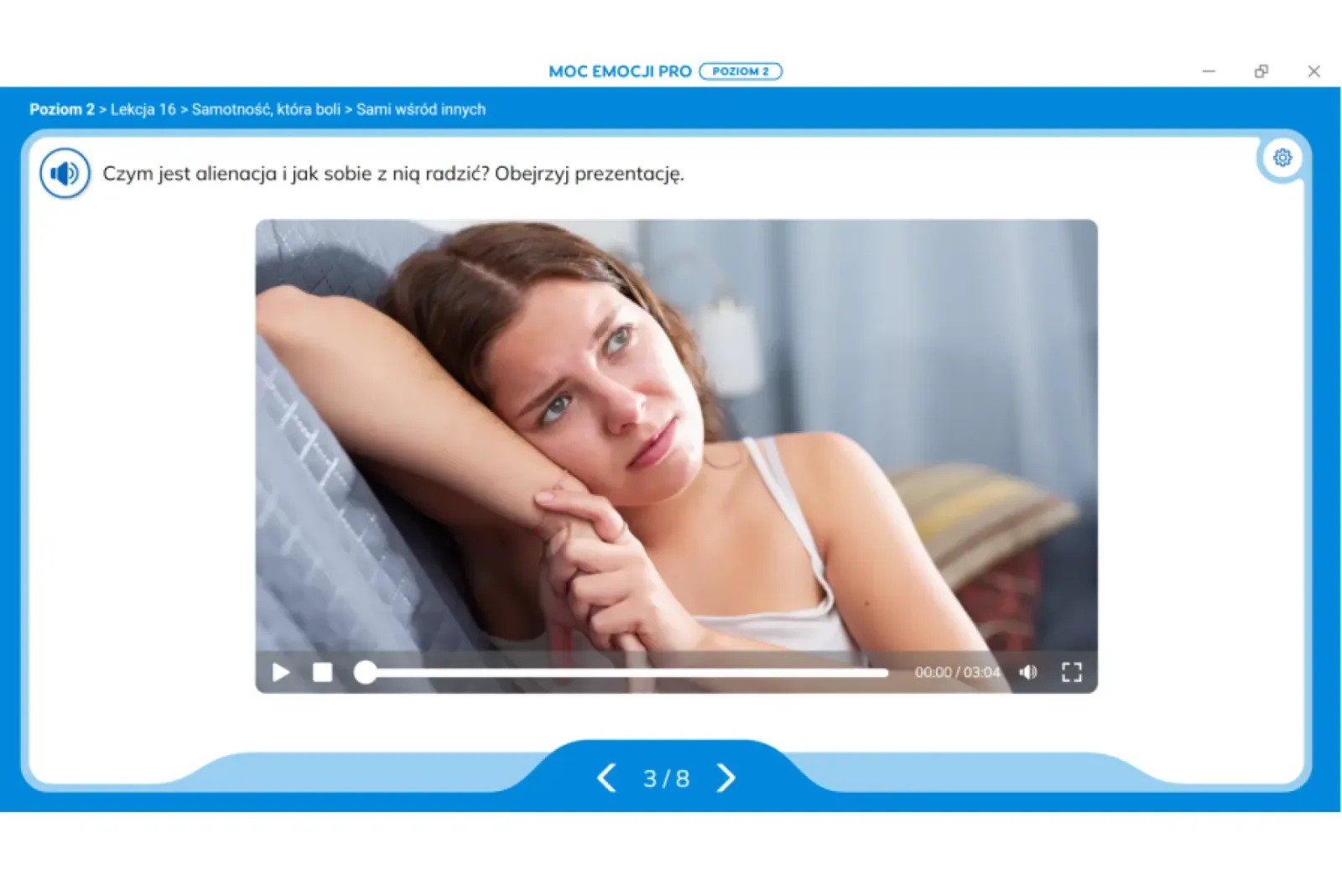Lekcja multimedialna o radzeniu sobie ze stresem i presją rówieśniczą