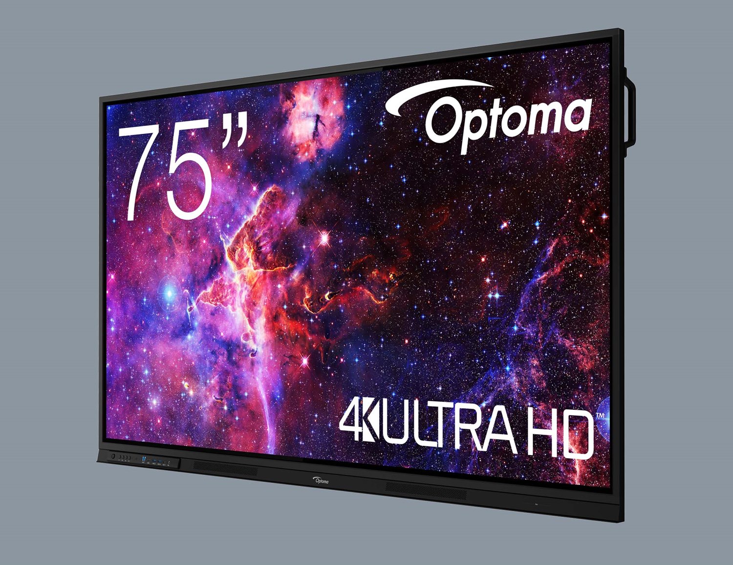 Monitor interaktywny Optoma 3753RK 75 cali - widok od frontu