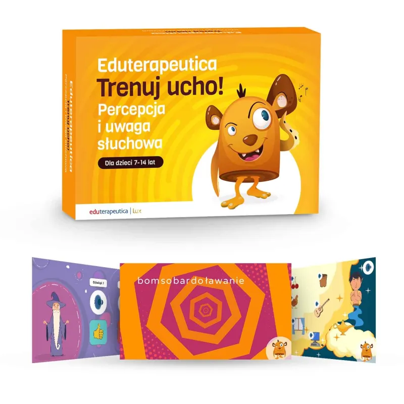 Interaktywne zadanie słuchowe z ilustracjami w programie Trenuj ucho!