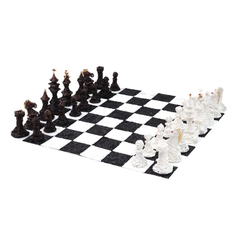 Zestaw szachów wykonany długopisem 3D Banach Master