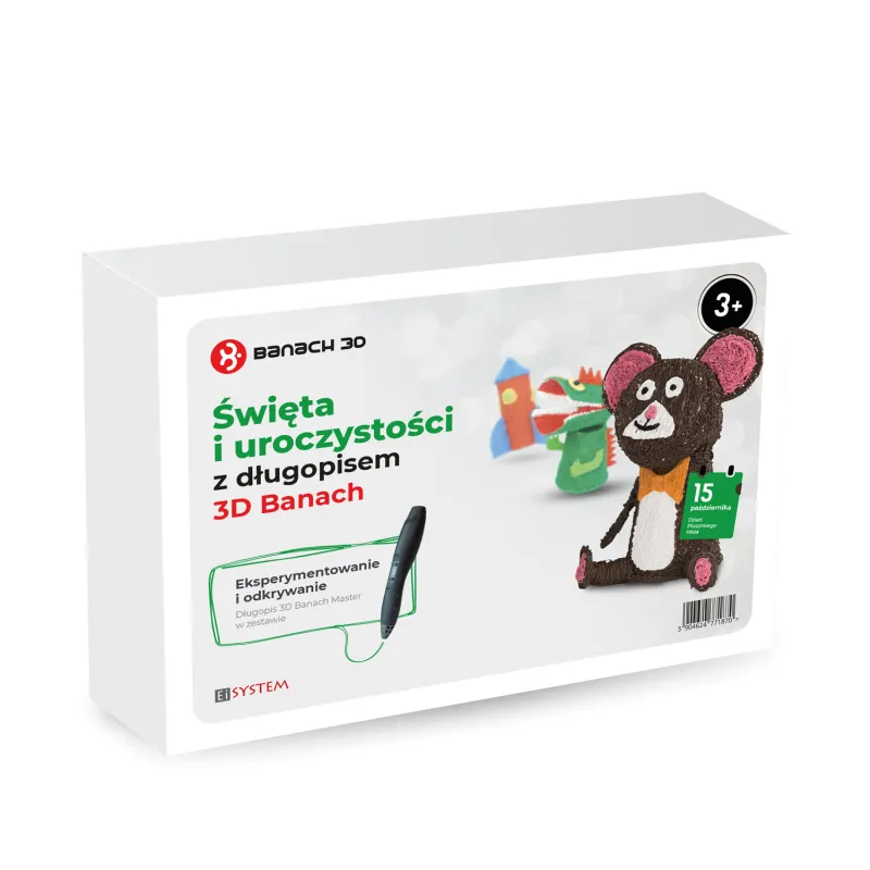Moduł Banach- Święta i uroczystości z długopisem 3d - widok produktu