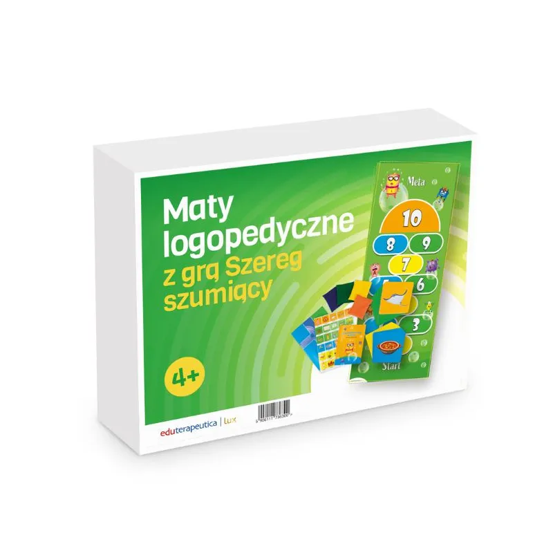Eduterapeutica Lux Maty logopedyczne z grą Szereg szumiący - okładka zestawu