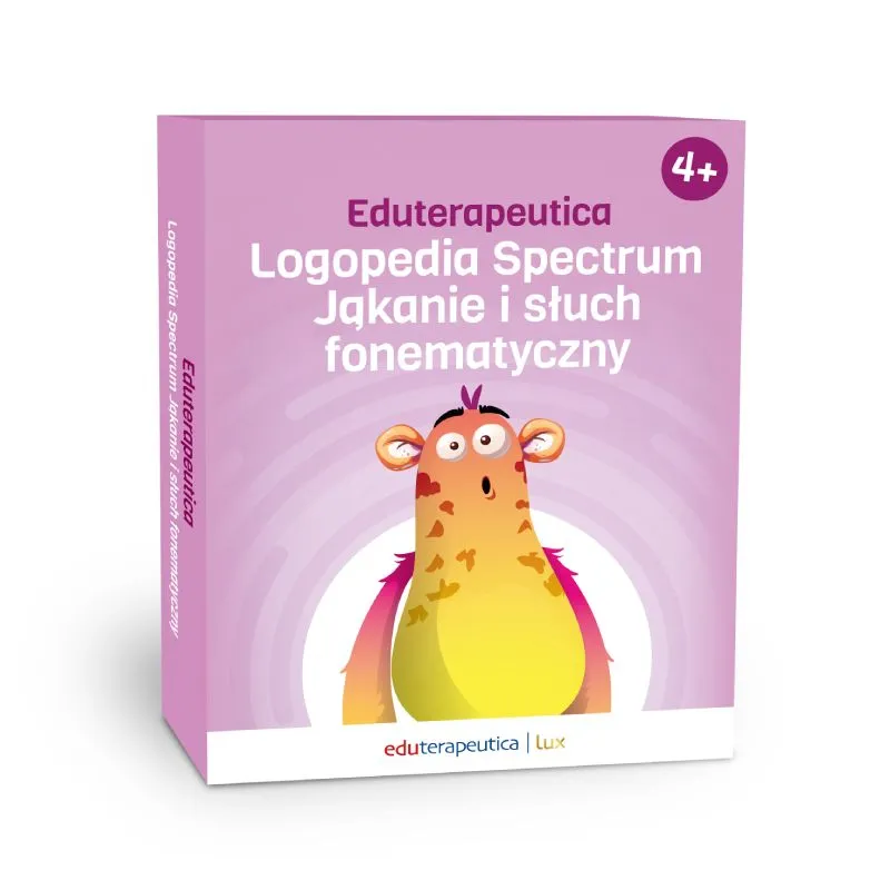 Eduterapeutica Lux Logopedia Spectrum Jąkanie i słuch fonematyczny - okładka programu