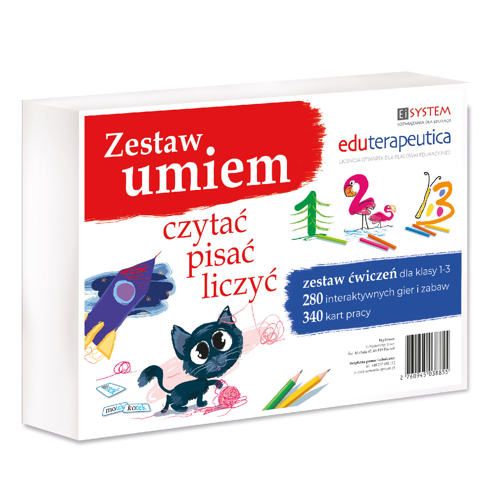 Eduterapeutica Umiem czytać, pisać i liczyć komplet - widok zestawu programów