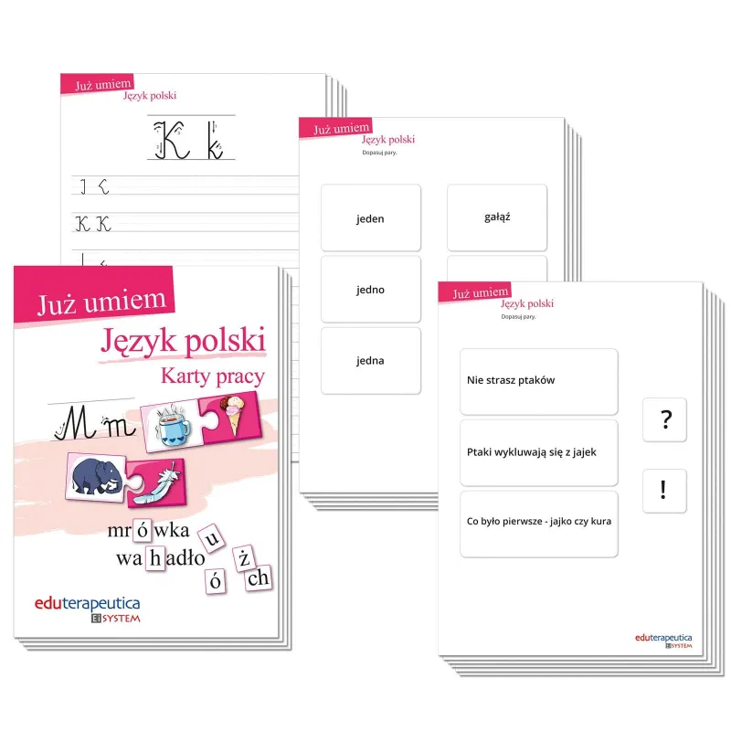 Eduterapeutica Już umiem - Język polski - zestaw pomocy dydaktycznych