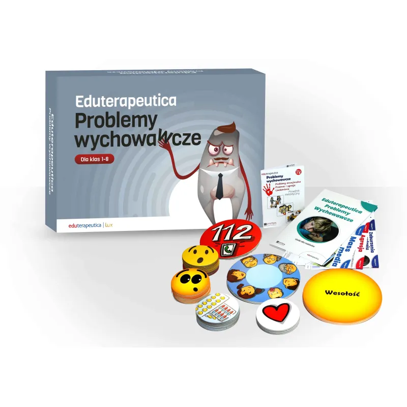 Eduterapeutica Lux Problemy Wychowawcze - koła emocji, karty pracy i materiały drukowane
