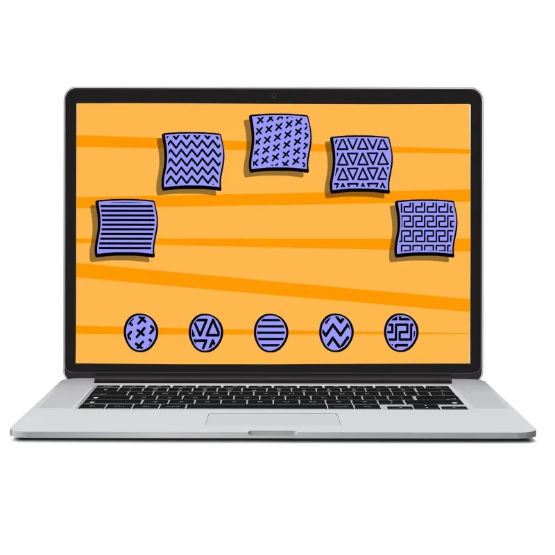 Eduterapeutica Lux SPE 1-3 - interaktywne ćwiczenia percepcji wzrokowej na laptopie